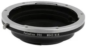 Fotodiox Pro Lens Mount Adapter Compatible Mamiya 645 MF Lenses to Nikon F-Mount Cameras