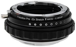 Fotodiox DLX Nikon F Mount G-Type Lens to Sony Alpha E Stretch Mount Adapter
