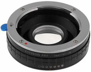 Fotodiox Mount Adapter with 1.4x Multi-Coated Focus Correction Lens for Sony A Lens to Pentax K Mount Camera