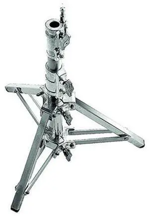 Avenger 3.28' Steel Silver Combo Stand 10 with 1 Riser, 2 Sections and 1 Leveling Leg