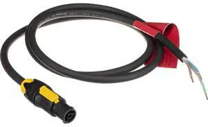 ARRI Mains Cable powerCON TRUE1 Top with Bare Ends, 5'