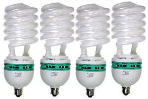 Alzo Digital 85W 120V Joyous Light Full Spectrum CFL Light Bulb, 5500K,Pack of 4