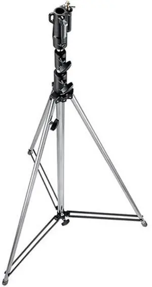 Manfrotto 12.5' Tall Cine Stand with Leveling Leg, Silver