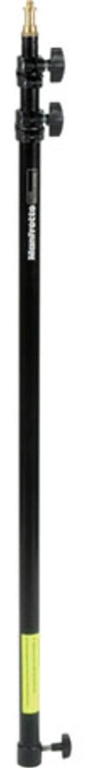 Manfrotto Baby Stand Extension for Lightstands, variable 35" to 92", 5/8" Stud w/1/4"-20 Tip, Black Anodized (#3369)