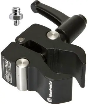 Manfrotto 386BC NANO Clamp, 13-35mm, with 3/8" & 1/4" Adapter