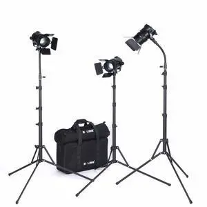 Boling BL-50C 50W Fresnel Bi-Color LED Lighting Kit with Light Stand #BL-50C/B