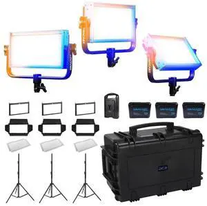 Dracast Plus Series LED500 30W Bi-Color LED 3-Light Location Kit
