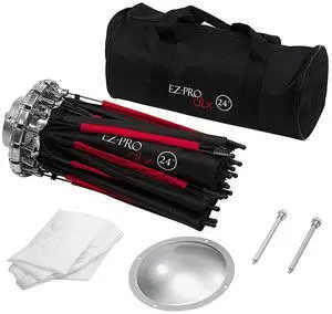 Fotodiox EZ-Pro DLX 24" Collapsible Beauty Dish and Softbox with Bowens Insert and Grid