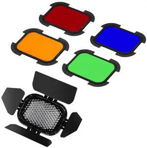 Flashpoint Barndoor Kit For The eVOLV 200 Fresnel Head #P.00.13