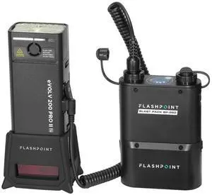 Flashpoint eVOLV 200 Pro II TTL Pocket Flash Kit With BP-960 Blast Pack