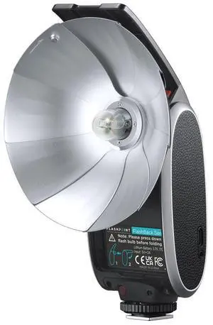 Flashpoint FlashBack Senior On-Camera Flash, Black