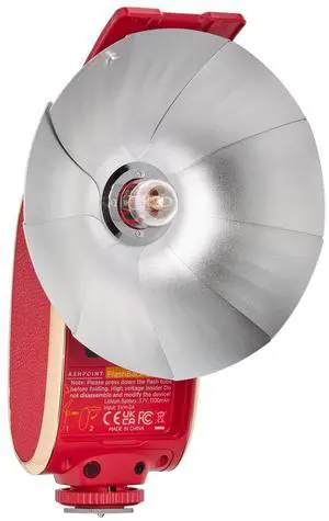 Flashpoint FlashBack Senior On-Camera Flash, Red