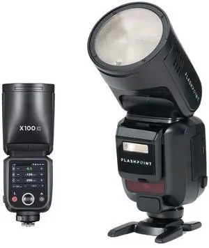 Flashpoint X100 TTL R2 On Camera Li-ion Round Head Flash for Canon