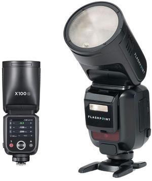 Flashpoint X100 TTL R2 On-Camera Li-Ion Round Head Flash for Sony #FP-X100-S