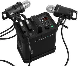 Flashpoint XPLOR Power 2400 Pro R2 Power Pack Kit With Two H2400P Flash head