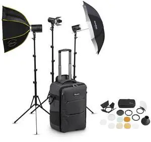 Flashpoint XPLOR 300 Pro XPLOR 100 Pro 3-Light Kit