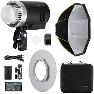 Flashpoint XPLOR 300 Pro TTL R2 Monolight, Bundle with ParaSnap Octa 36" Softbox and Speedring