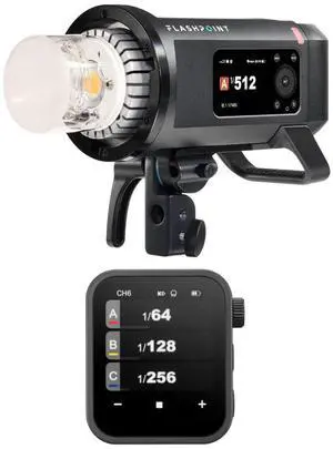 Flashpoint XPLOR 600PRO II Battery-Powered All-In-One Outdoor Flash with R2 Nano Touchscreen TTL Wireless Flash Trigger for Fuji