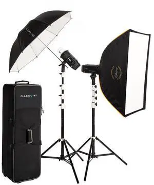 Flashpoint XPLOR 600 SE R2 Manual HSS Battery-Powered All-In-One Outdoor Flash (2 Light Kit)