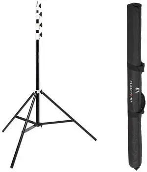 Flashpoint Pro Air-Cushioned Heavy-Duty Light Stand (White, 13')