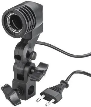 Flashpoint Socket Light Fixture for Light Stands with Umbrella Mount (EU Version)
