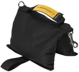 Flashpoint 25 lbs Water-Resistant Cordura Nylon Saddle Shot Bag, Black