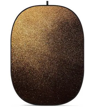 Glow CBA-TB0001 5x6.5' Fabric Collapsible Backdrop, Bokeh Textured