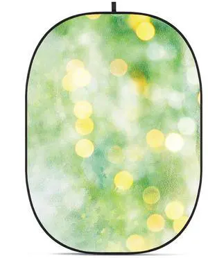 Glow CBA-TB0007 5x6.5' Fabric Collapsible Backdrop, Bokeh Textured