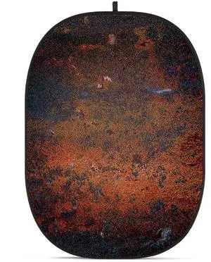 Glow CBA-WR0011 5x6.5' Fabric Collapsible Backdrop, Rusty Wall