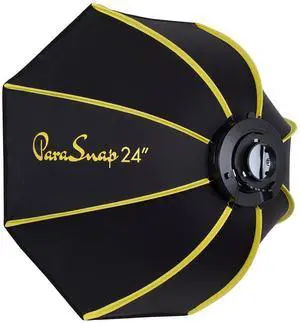 Glow ParaSnap PS-B24K 24" Octagonal Softbox for Nanlite Forza Light