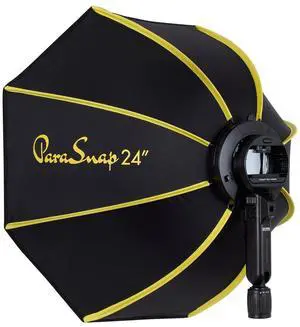 Glow ParaSnap PS-B24K 24" Octagonal Softbox for Speedlight