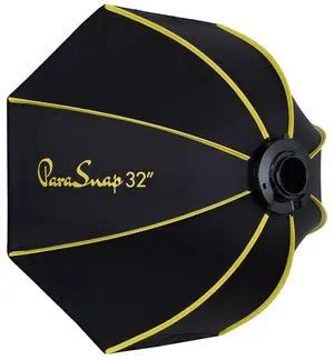 Glow ParaSnap PS-B32K 32" Octagonal Softbox for Flashpoint XPLOR 300 Pro and Godox ML60 Light