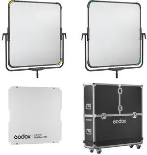 Godox KNOWLED LiteFlow 100 Double-Sided Cine Light Reflector Kit With Hard Case (40 x 40")