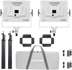 Godox Litemons LP600R 60W RGB LED 2-Light Panel Kit