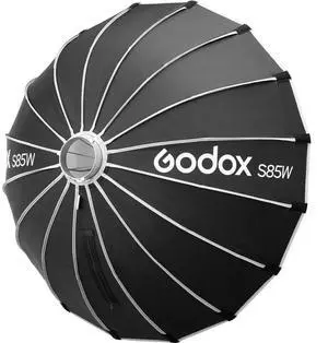 Godox Bowens Mount Quick Release Umbrella Softbox (Black/White, 33.5")
