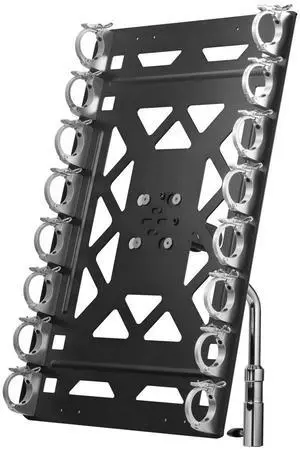 Godox TP-B8 8-Light Bracket for TP Series LED Pixel Tube Lights, Black/Silver