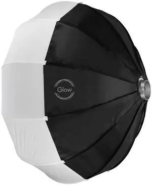 Glow 35" Quick Ball Lantern Softbox with Deflection Disk and Skirt Set, Bowens Speed Ring