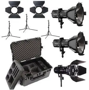 Hive 3 Light Kit Includes 2 Hornet 200-C Par Spot, Wasp 100-C Par Spot, 3 Stands