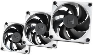 HYTE THICC FP12 120mm Case Fan with Nexus Portal NP50 Controller, 3-Pack, White
