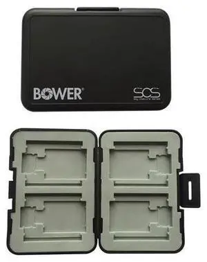 Bower Sky Capture Series SCS-MW4 Memory Card Case for CF, SD & Micro SD Card