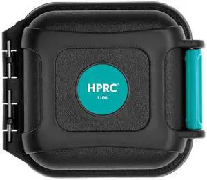 HPRC 1100M Memory-Card Resin Hard Case, Black with Blue Handle #HPRC1100MEMBLB