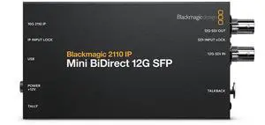 Blackmagic Design 2110 IP Mini BiDirect 12G SFP Converter