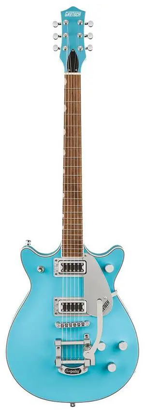 Gretsch Gretsch G5232T Electromatic Double Jet FT with Bigsby Electric Guitar, Laurel Fingerboard, Kailani Blue