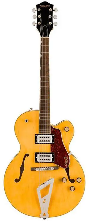 Gretsch Gretsch G2420 Streamliner Hollow Body with Chromatic II Electric Guitar, Laurel Fingerboard, Broad'Tron BT-3S Pickups, Village Amber