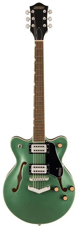 Gretsch Gretsch G2655 Streamliner Center Block Jr. Double-Cut with V-Stoptail Electric Guitar, Laurel Fingerboard, Steel Olive