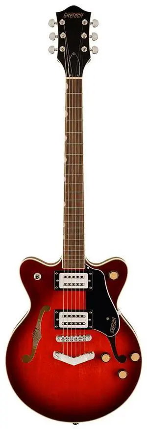 Gretsch Gretsch G2655 Streamliner Center Block Jr. Double-Cut with V-Stoptail Electric Guitar, Laurel Fingerboard, Claret Burst