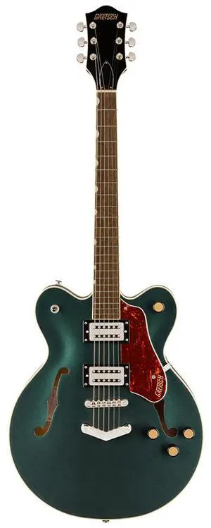 Gretsch Gretsch G2622 Streamliner Center Block Double-Cut with V-Stoptail Electric Guitar, Laurel Fingerboard, Broad Tron BT-3S Pickups, Cadillac Green
