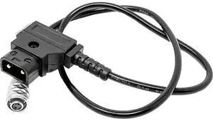 Kondor Blue 48" D-Tap Male to 2-Pin Power Cable for BMPCC 4K/6K Pro Camera,Black