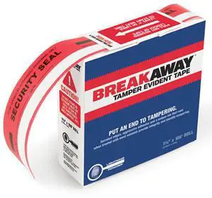 Safariland Breakaway Tamper Evident Tape, 1.38"x108' #3-4005