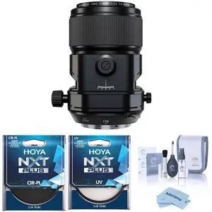 Fujifilm Fujinon GF 110mm f/5.6 T/S Macro Lens, Bundle with Hoya 72mm UV and CPL Filters